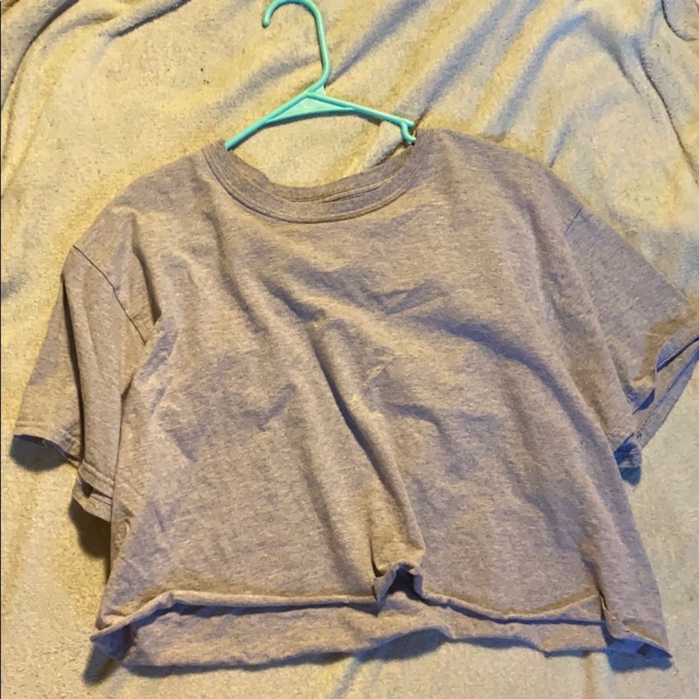 Oversized crop t